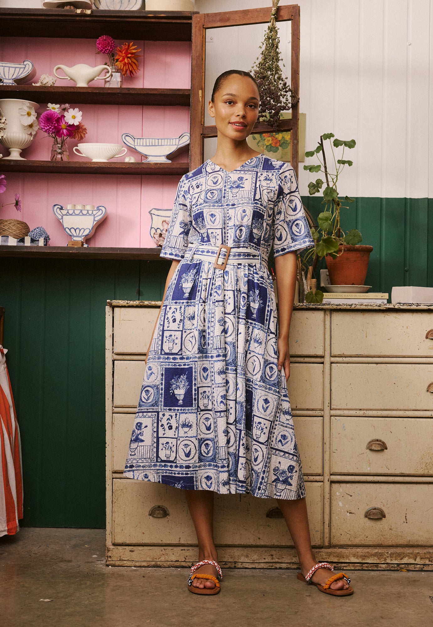 Mona Short Sleeve Dress