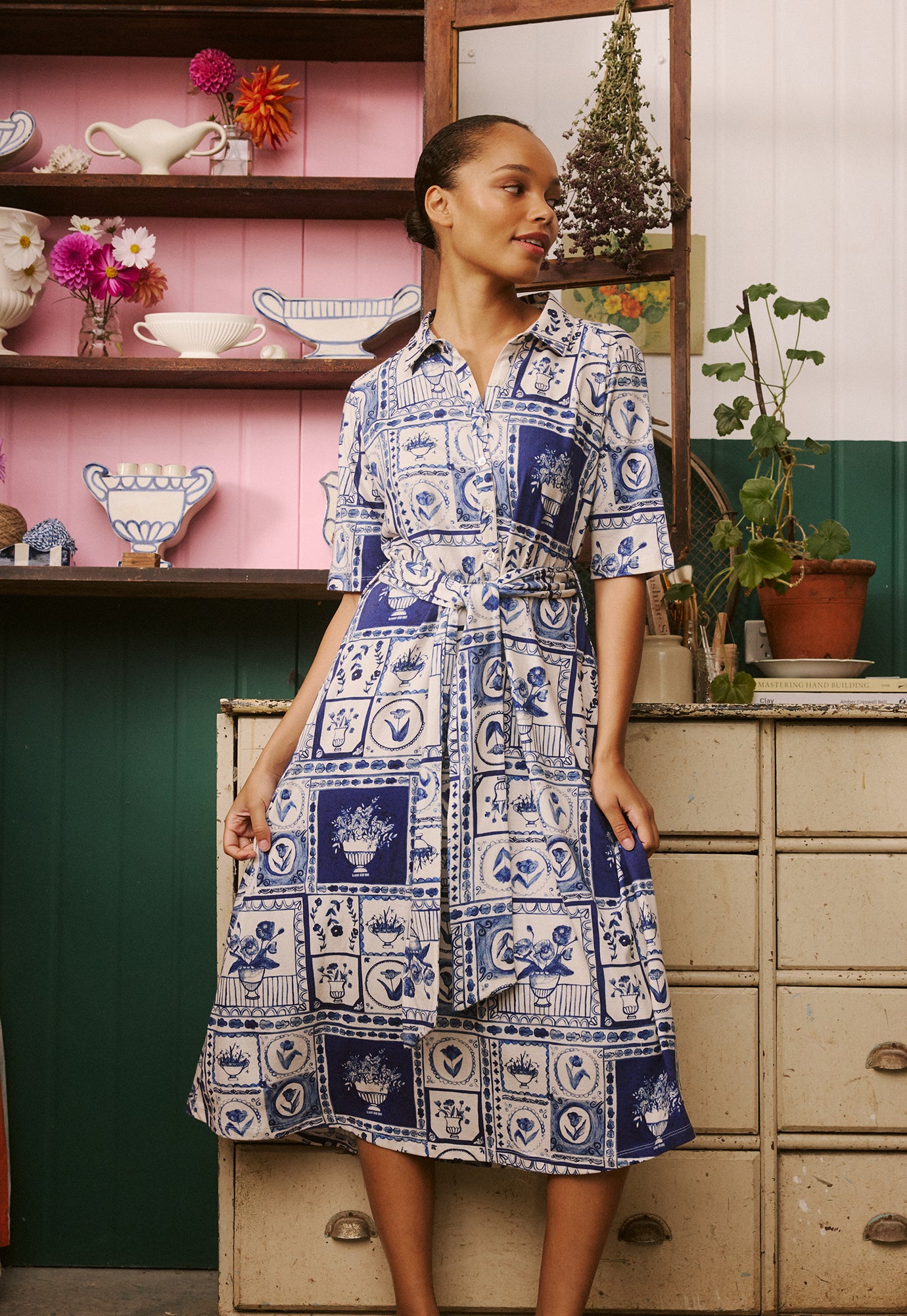 Vera Short Sleeve Dress