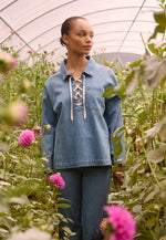 Piper Lace-up Top