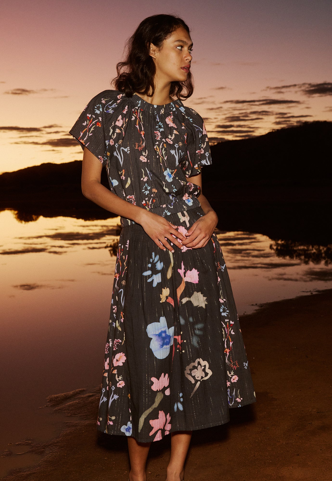 Alma Yoke Skirt