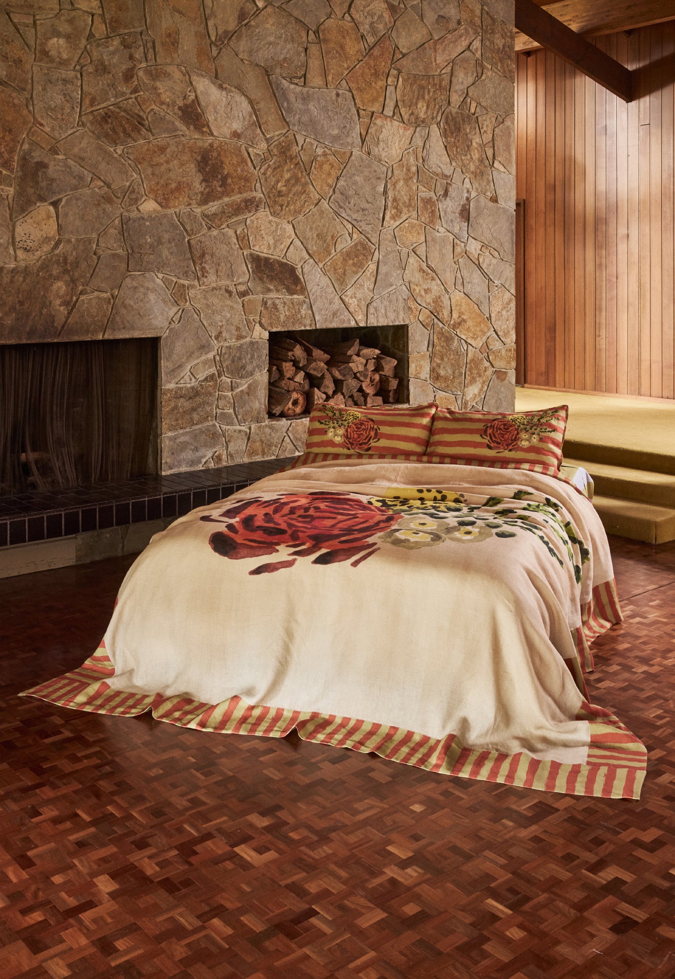 Linen Bed Cover - Posy Linen