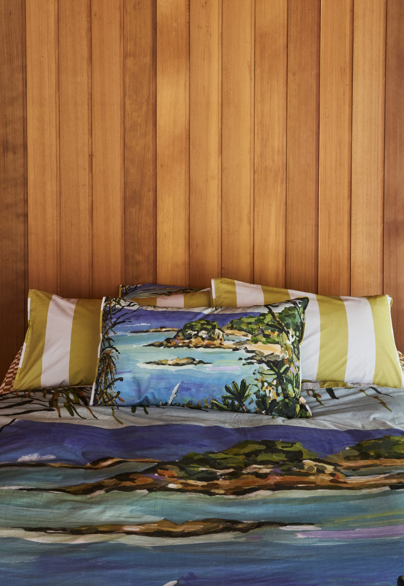 Organic Cotton Quilt Cover - Diggers Island