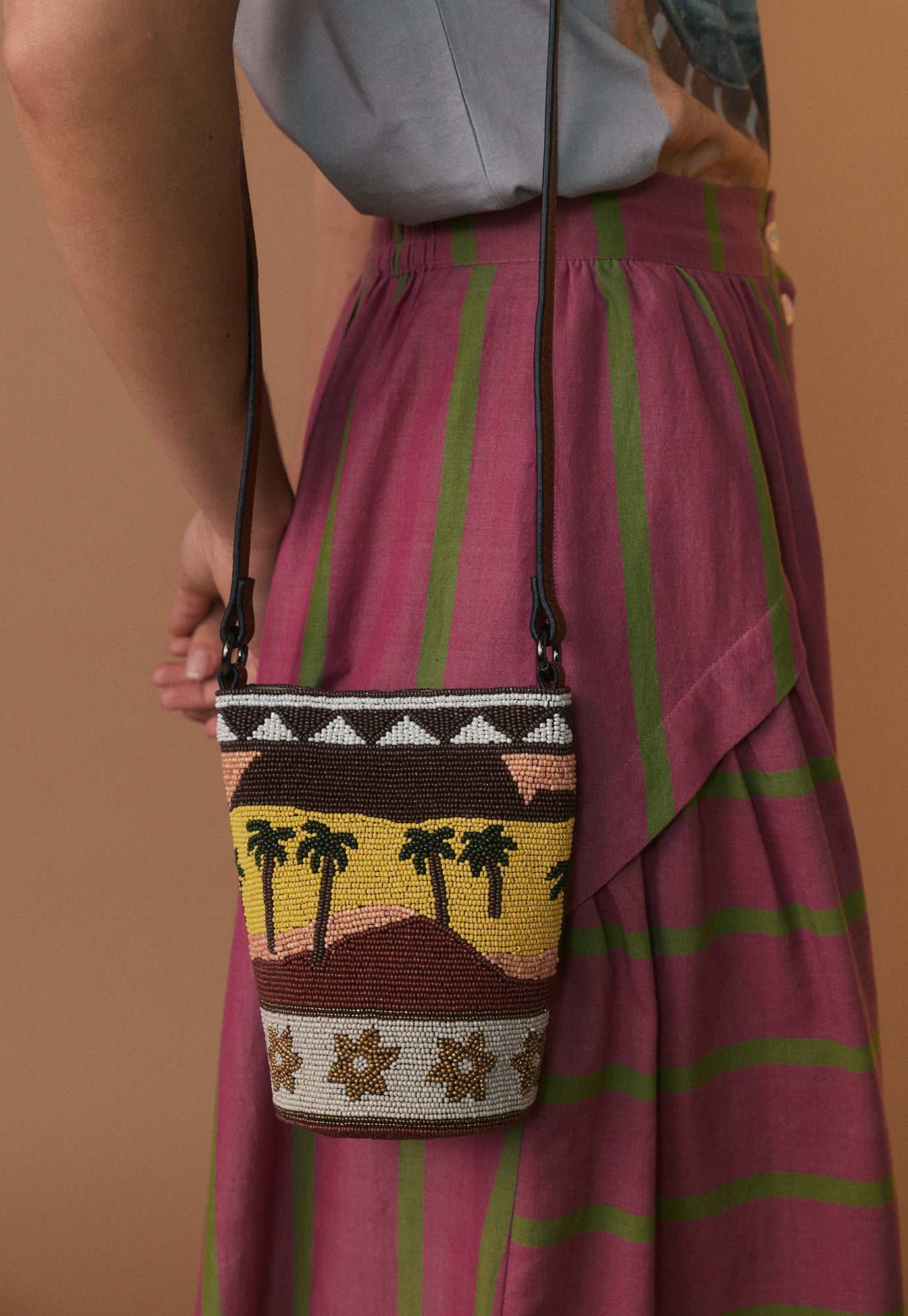 Beaded Cup Pouch