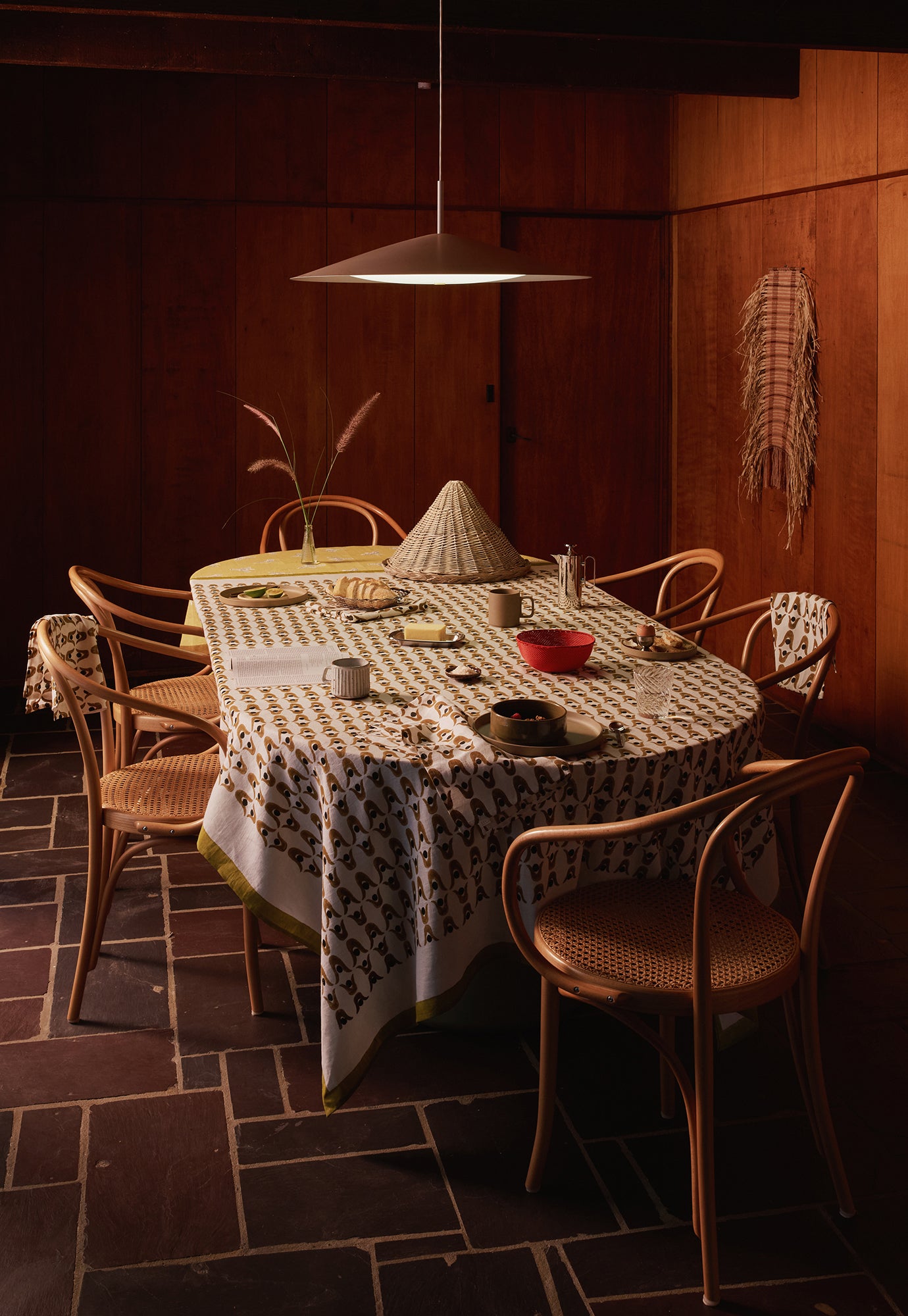 Pre Order | Table Cloth - Geo Flower