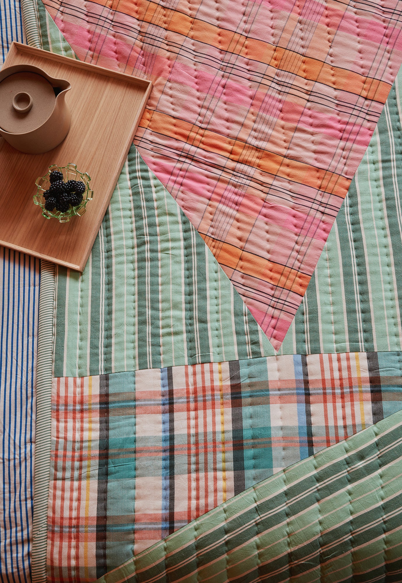 Kantha Quilt - Diamond