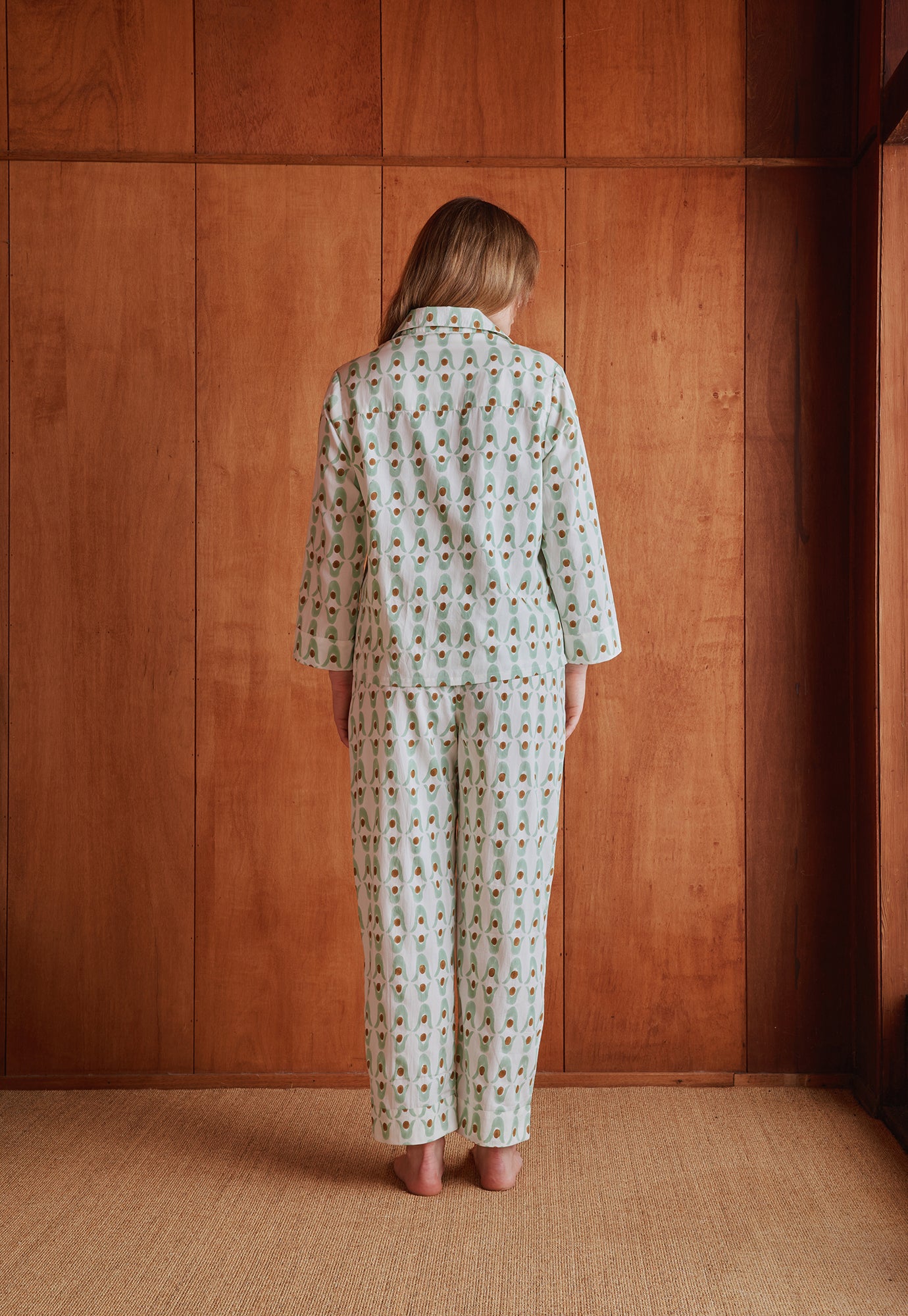 Long Pyjama Set - Geo Flower