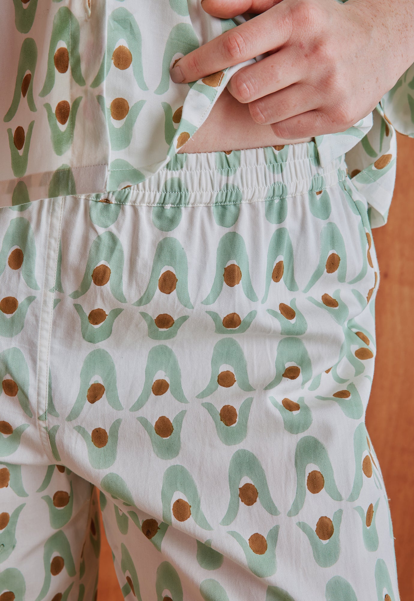 Long Pyjama Set - Geo Flower