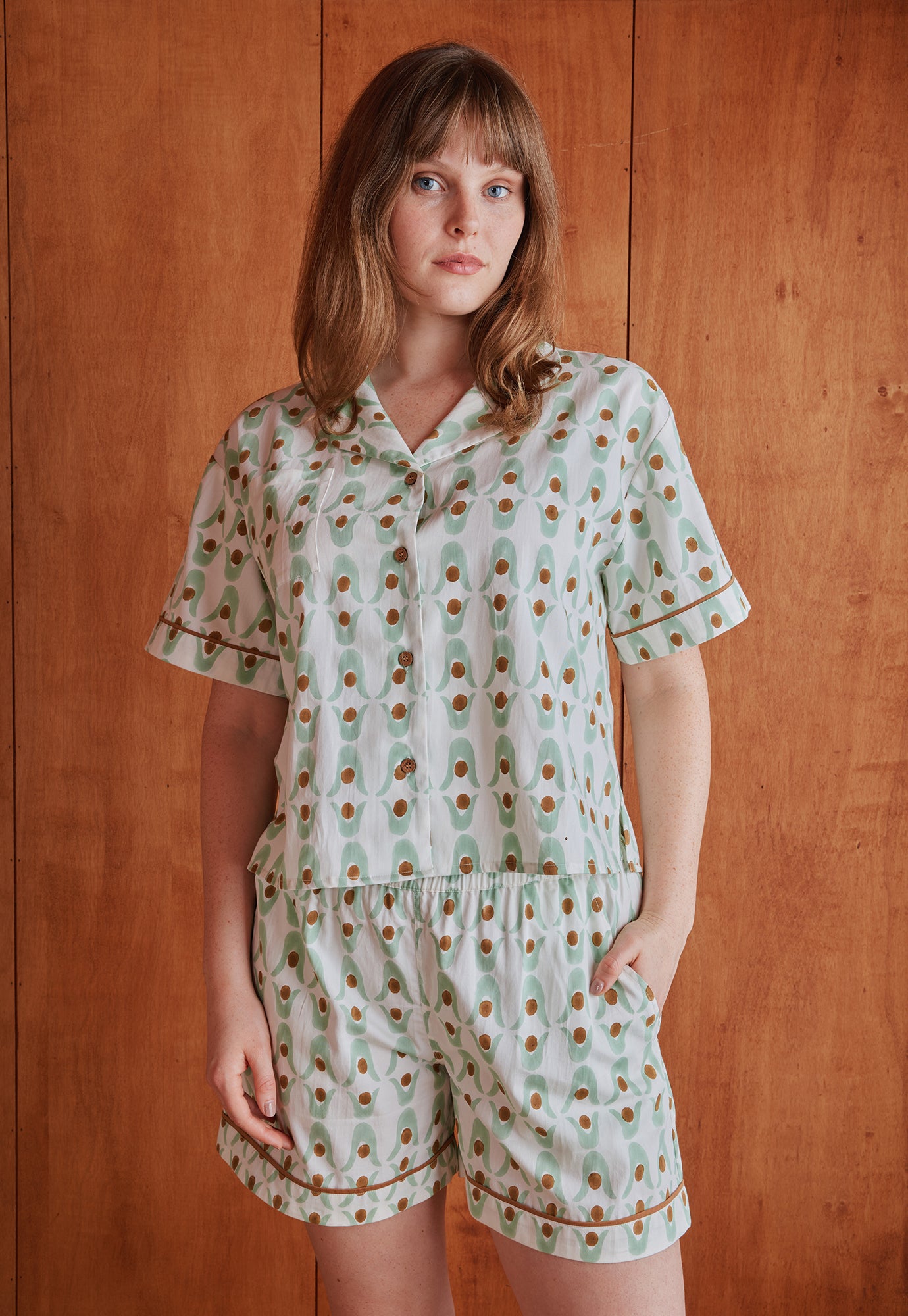 Short Pyjama Set - Geo Flower