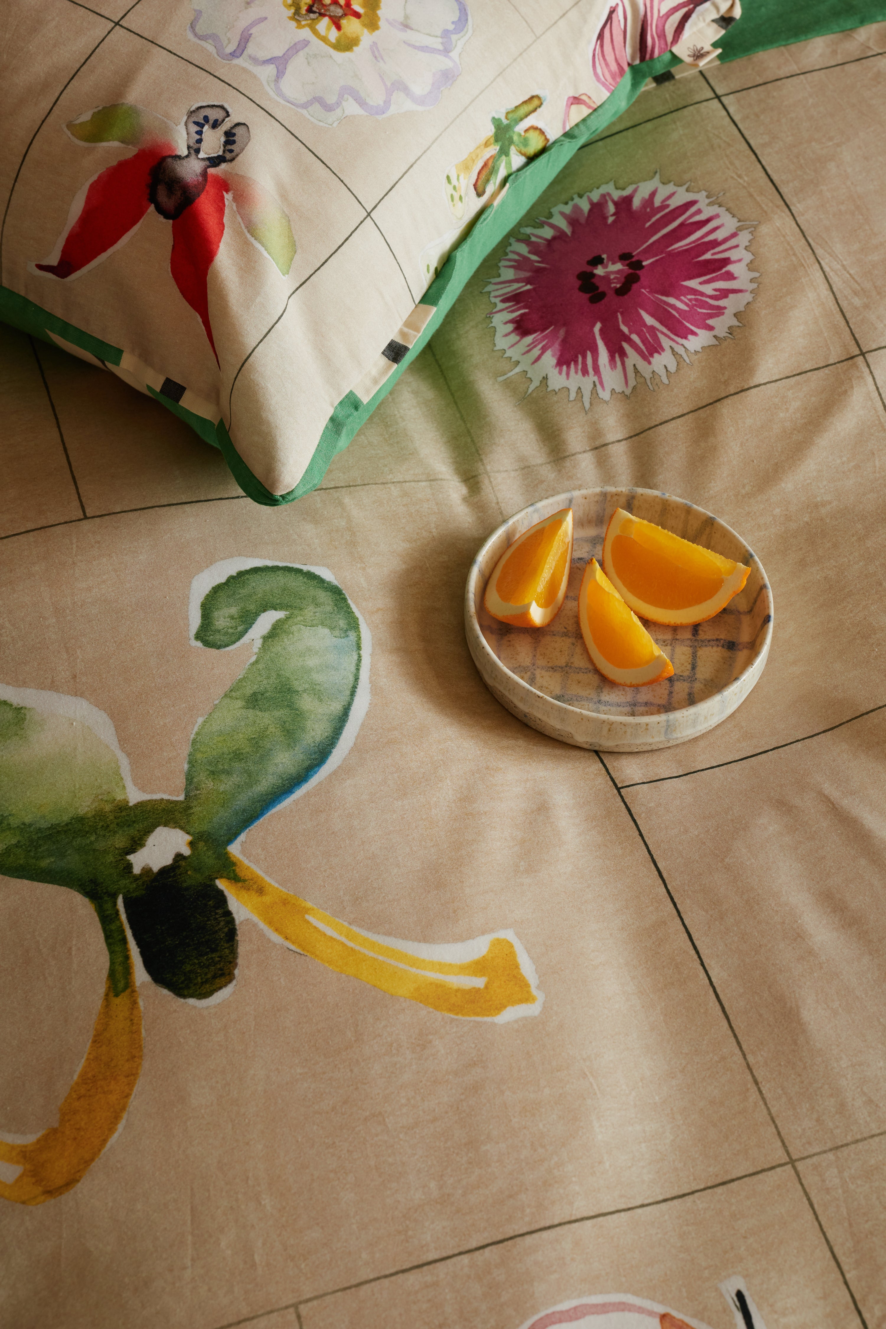 Quilt Cover - Inky Floral