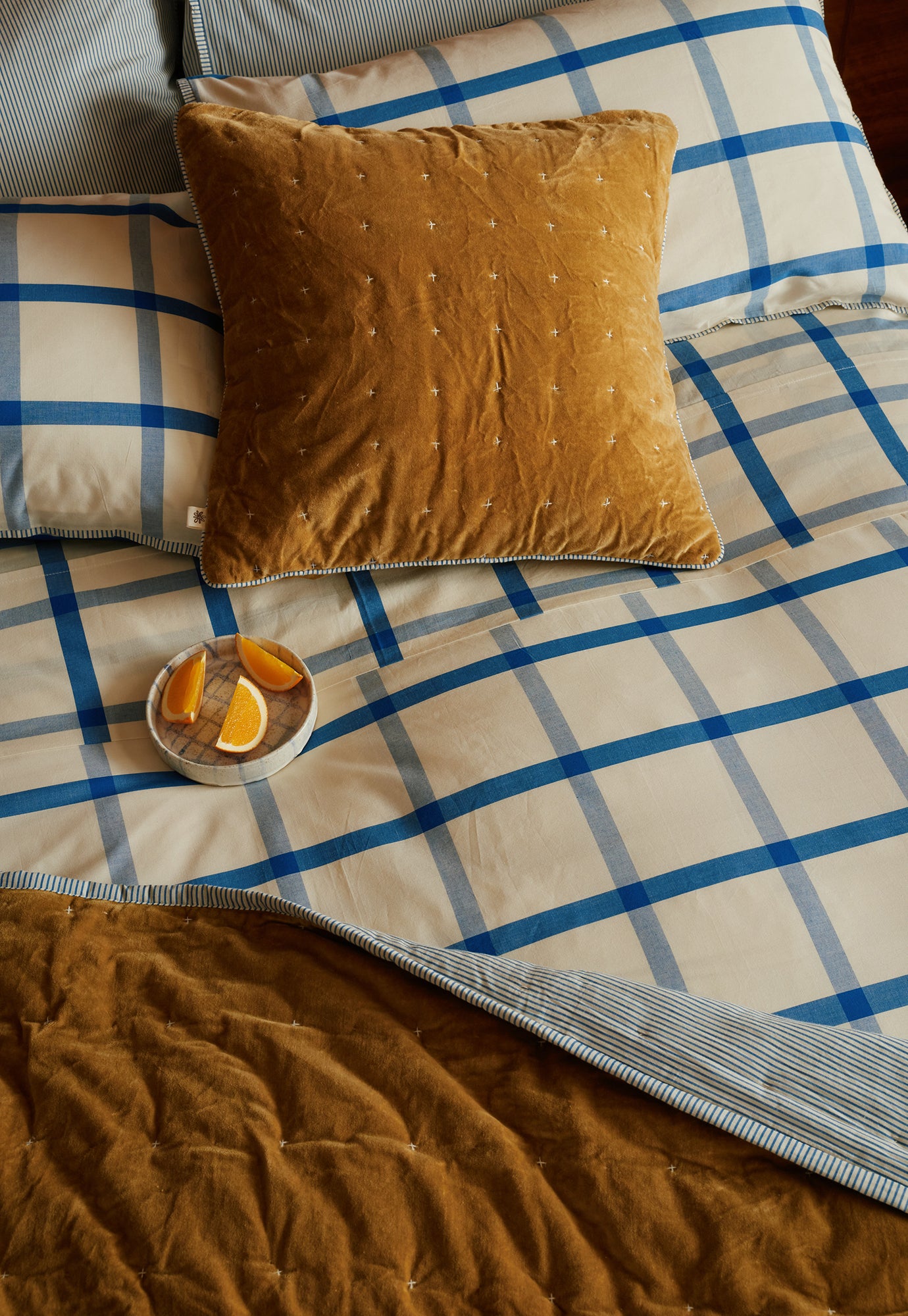 Velvet Cushion Cover - Fennel Seed