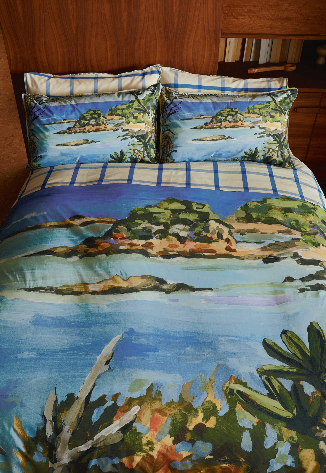 Organic Cotton Quilt Cover - Diggers Island