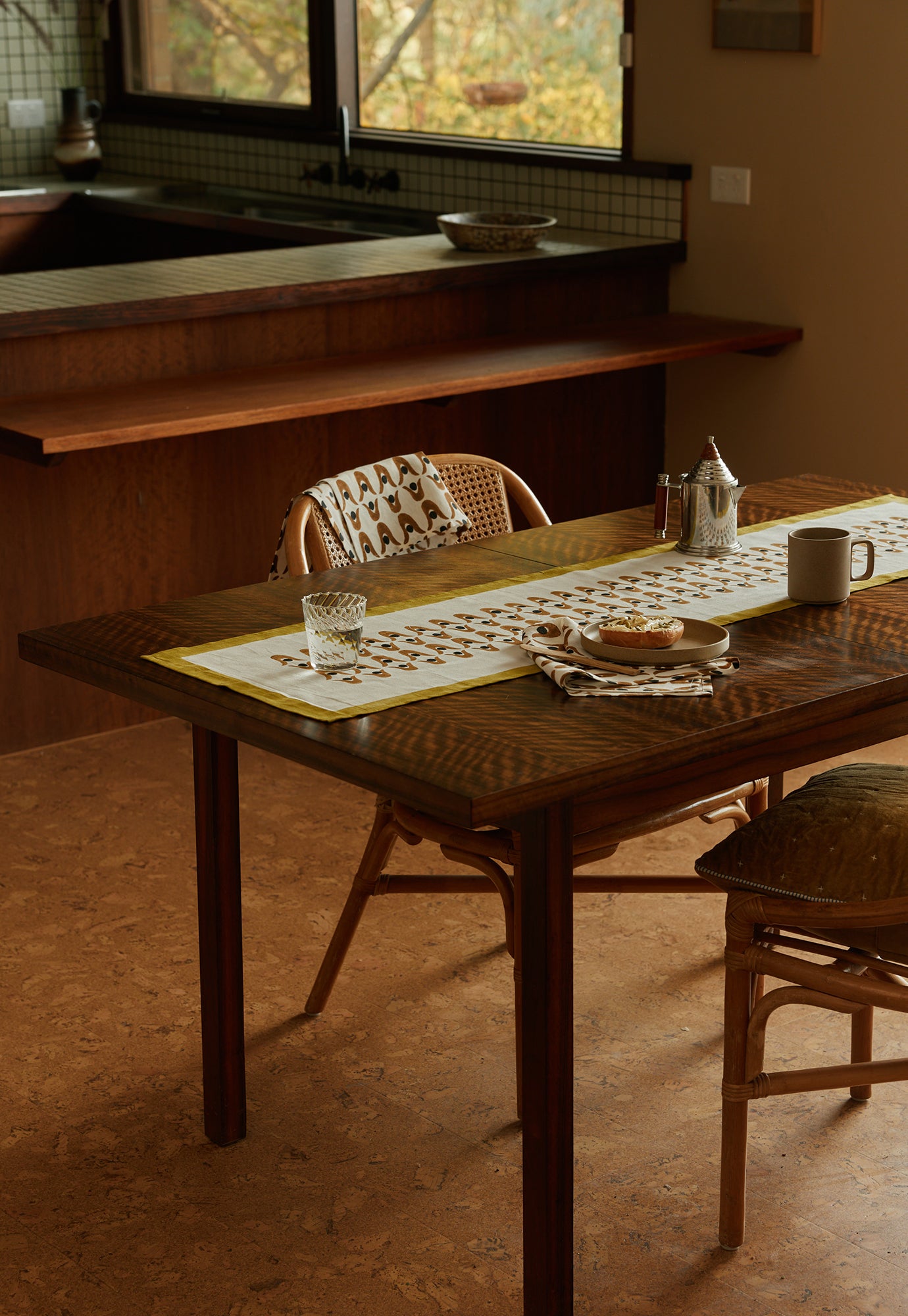 Pre Order | Table Runner - Geo Flower