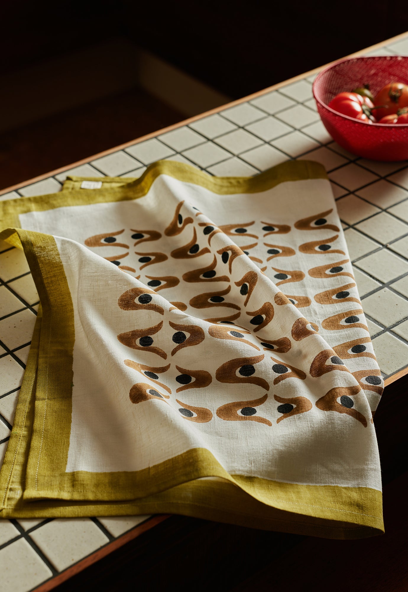 Tea Towel - Geo Flower