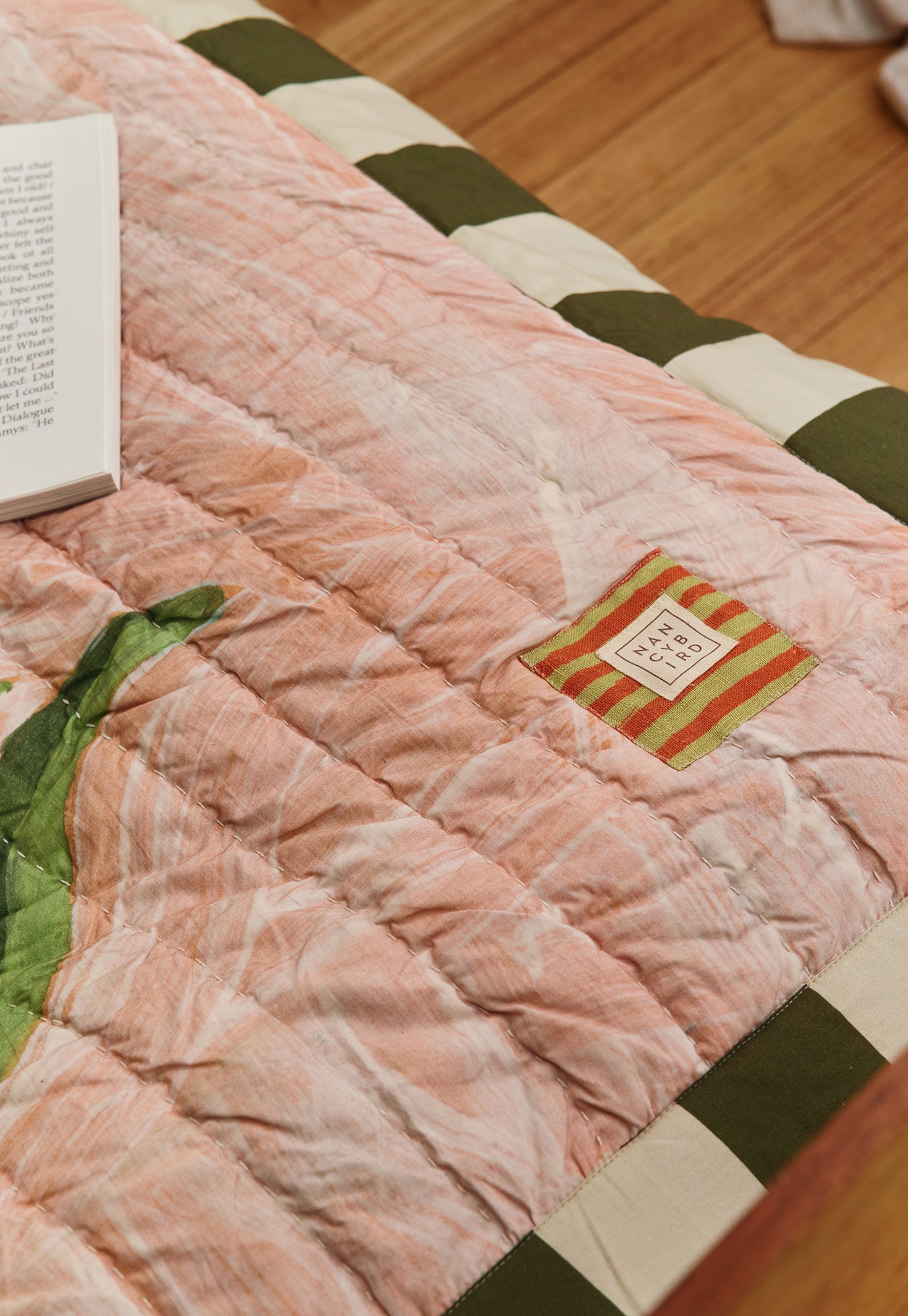 Kantha Quilt - Bush Tomato