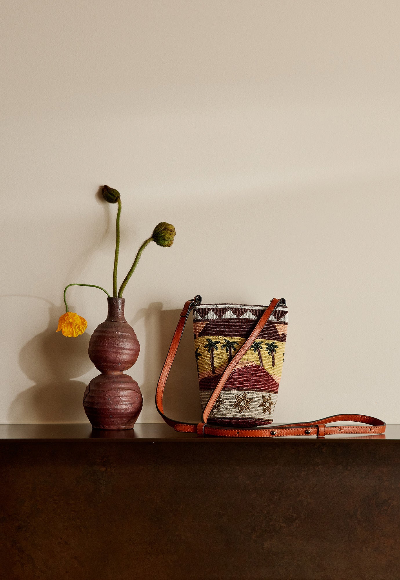 Beaded Cup Pouch