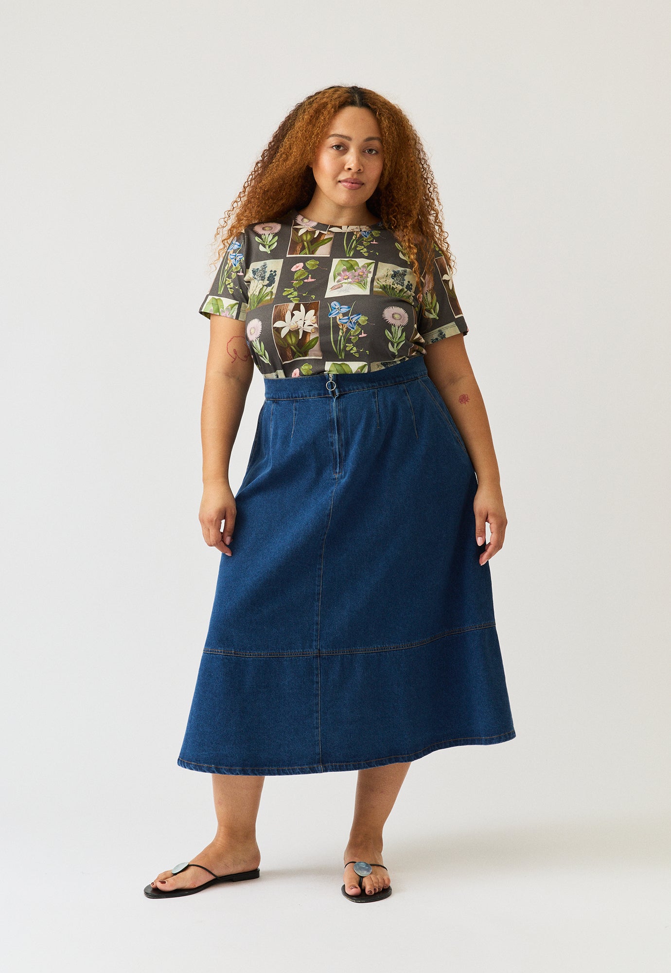 Aries Denim Skirt