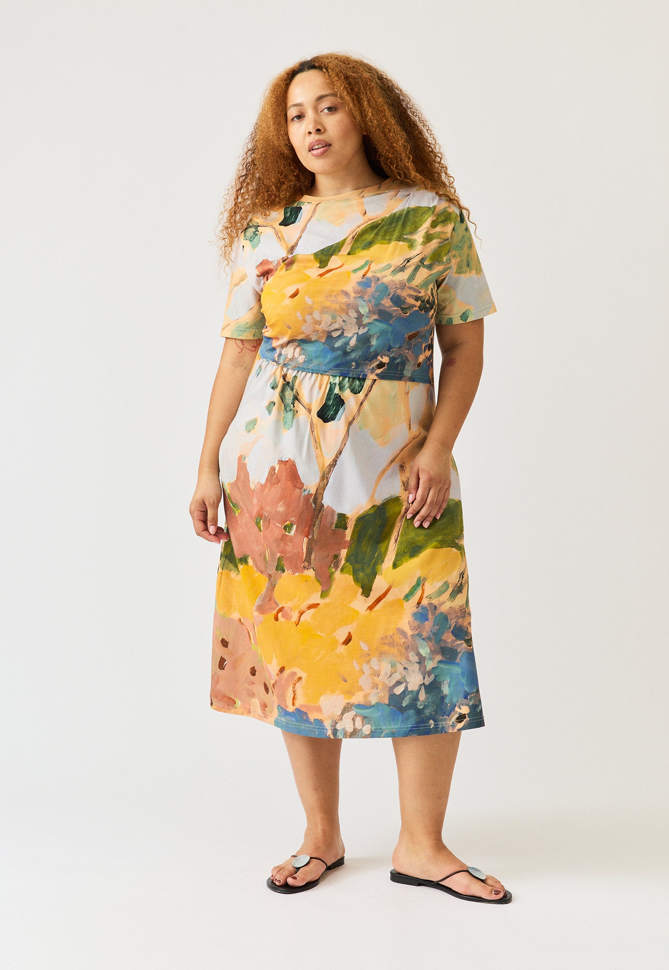 Short Sleeve Elena Dress