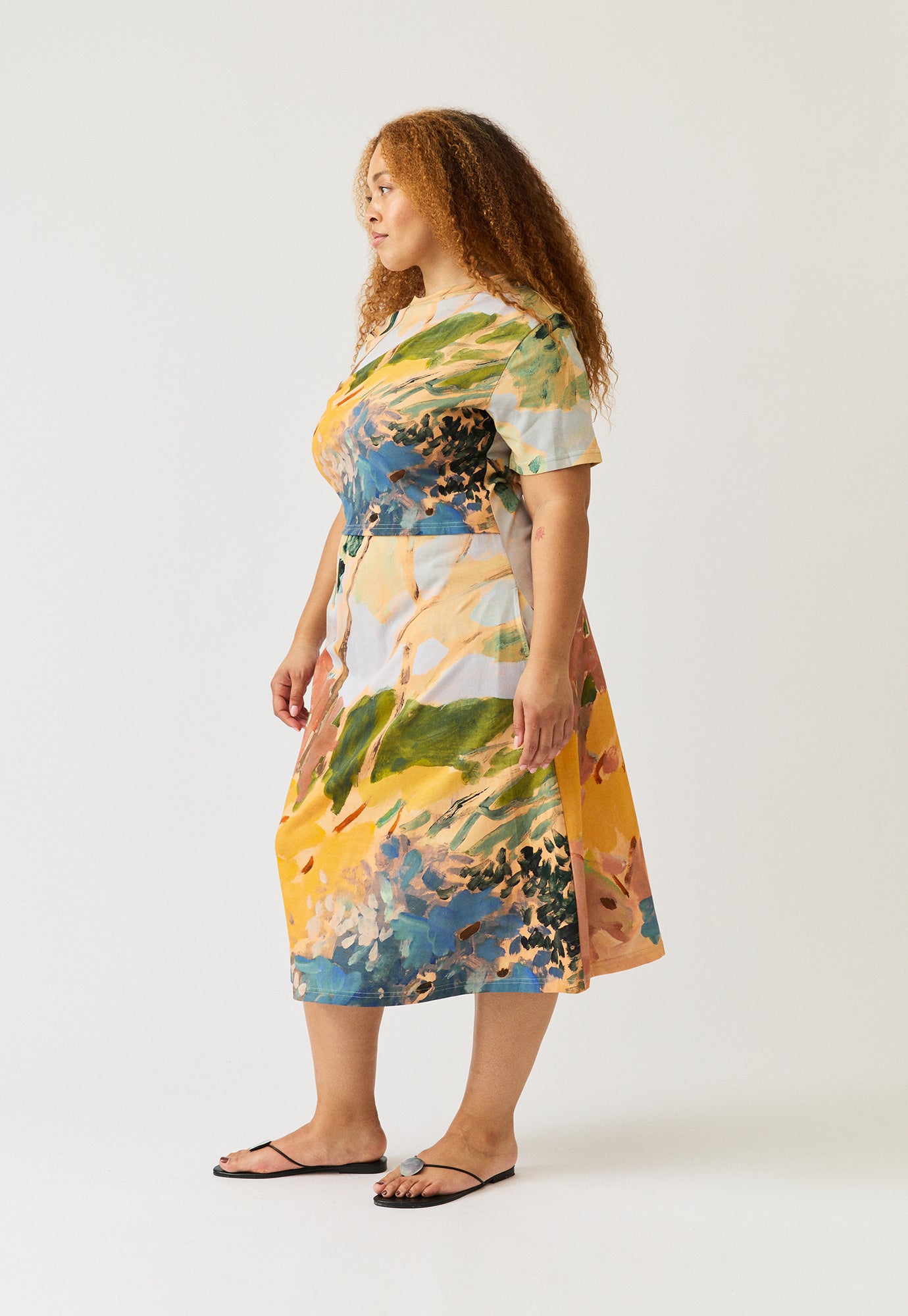 Short Sleeve Elena Dress