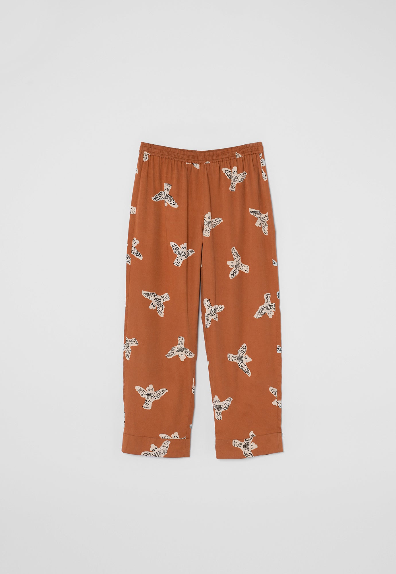 Long Pyjama Set - Cockatoo Brown