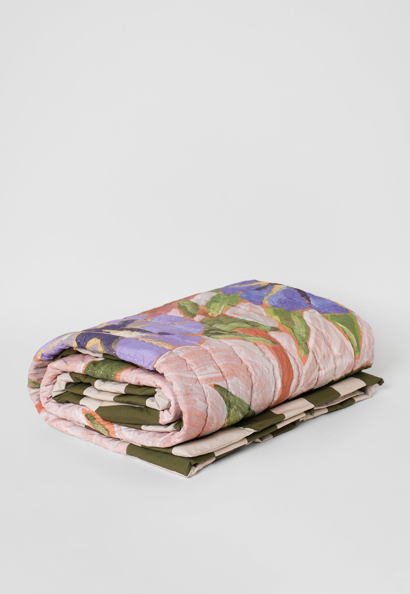 Kantha Quilt - Bush Tomato