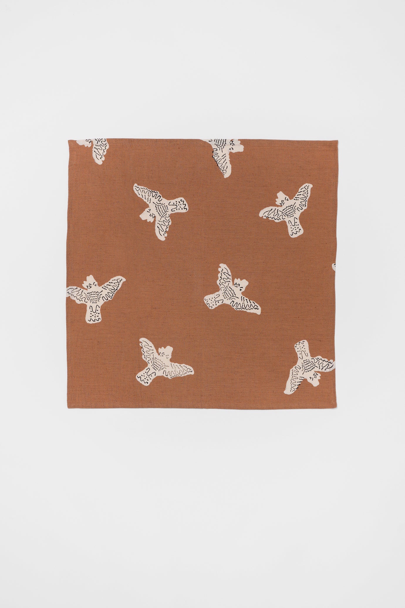 Napkin Set - Cockatoo Brown