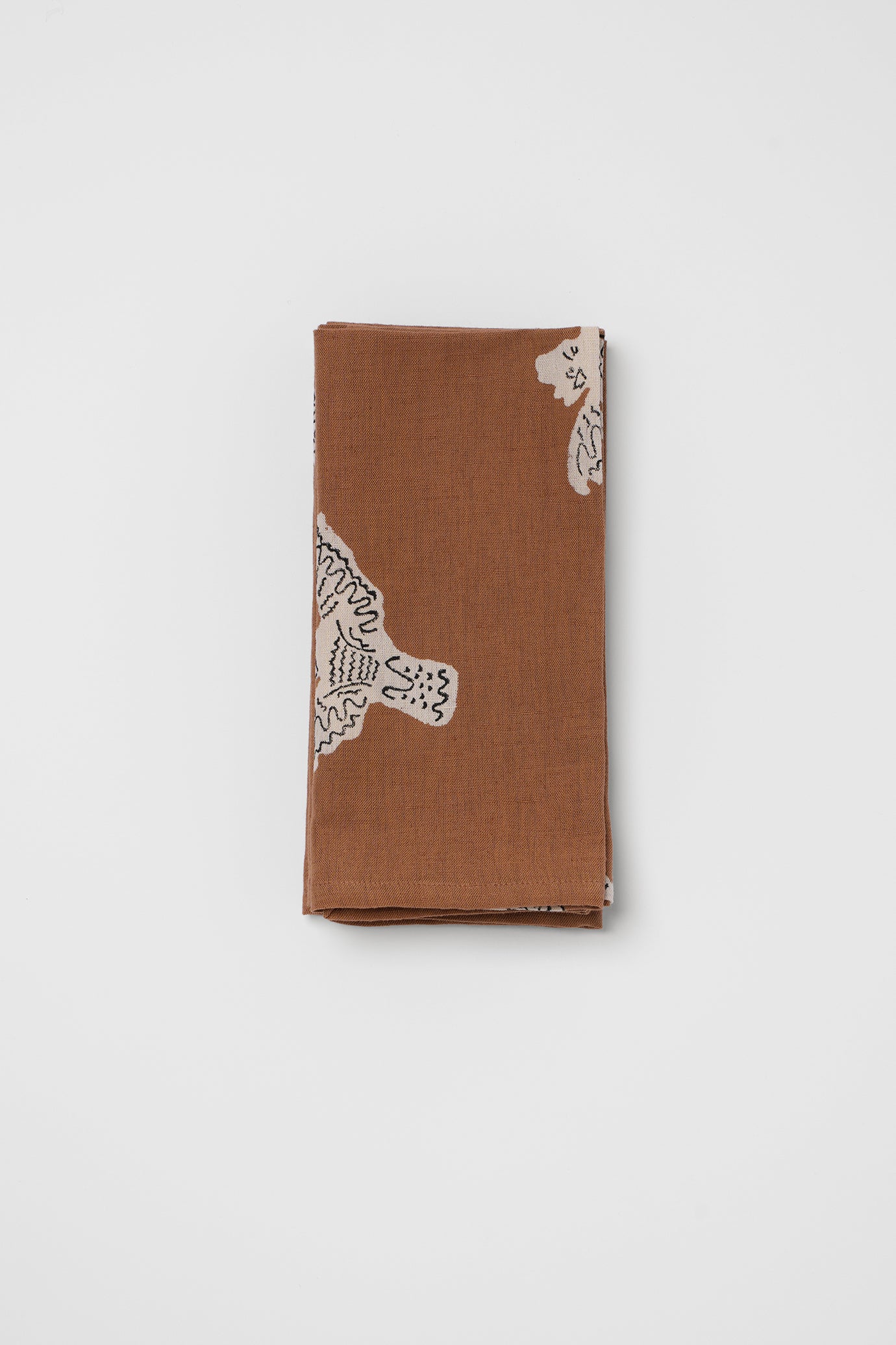 Napkin Set - Cockatoo Brown