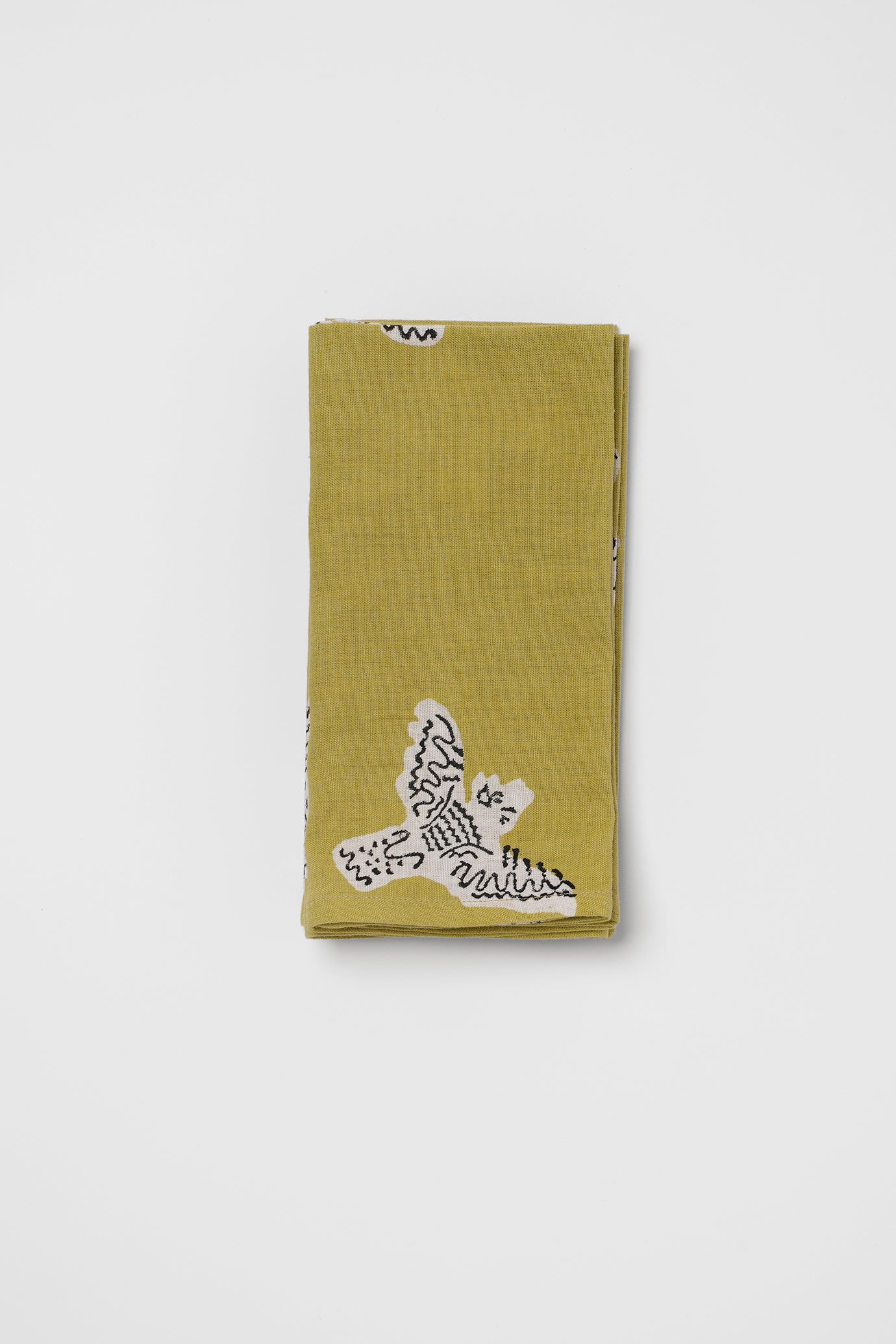 Napkin Set - Cockatoo Mustard