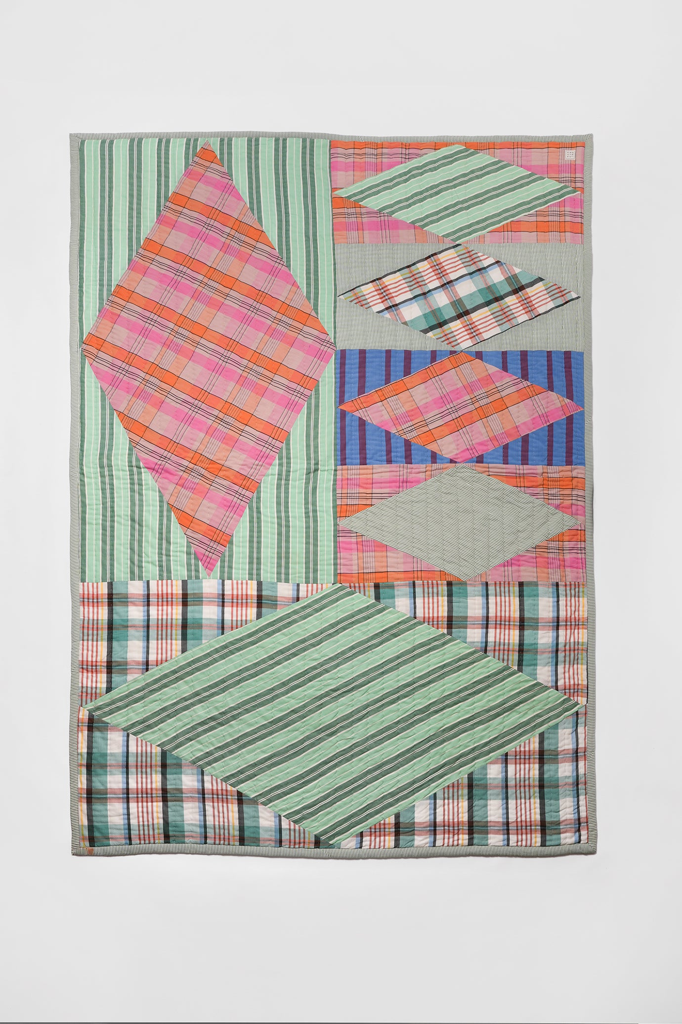 Kantha Quilt - Diamond