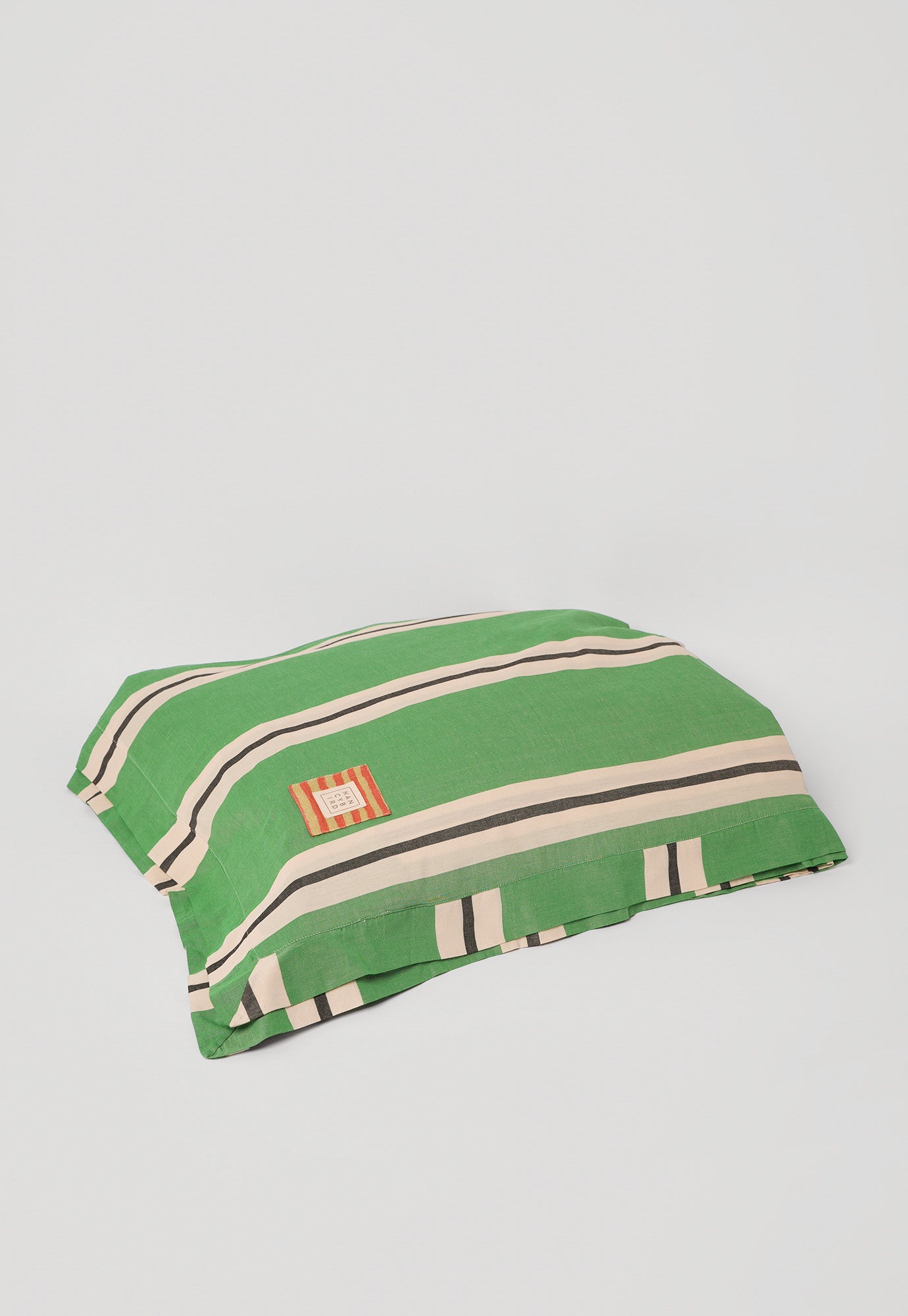 Quilt Cover - Green Stripe