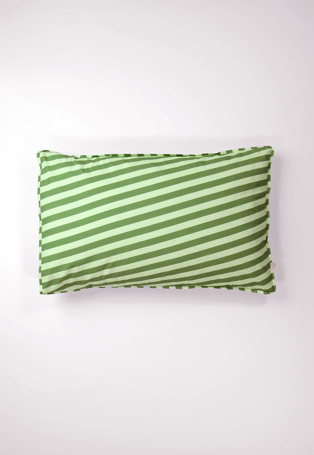 Organic Cotton Pillowcase - Diagonal Stripe