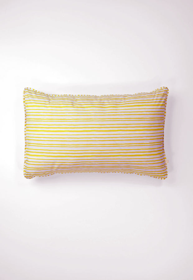Organic Cotton Pillowcase - Painted Stripe