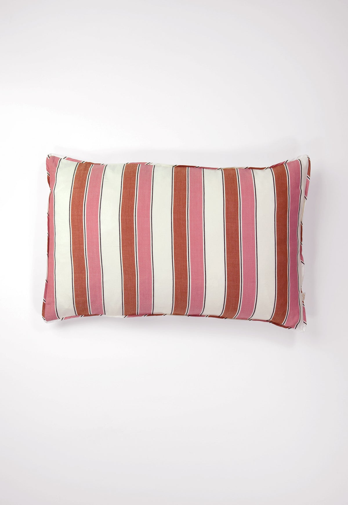 Handwoven Cotton Pillowcase - Woven Stripe