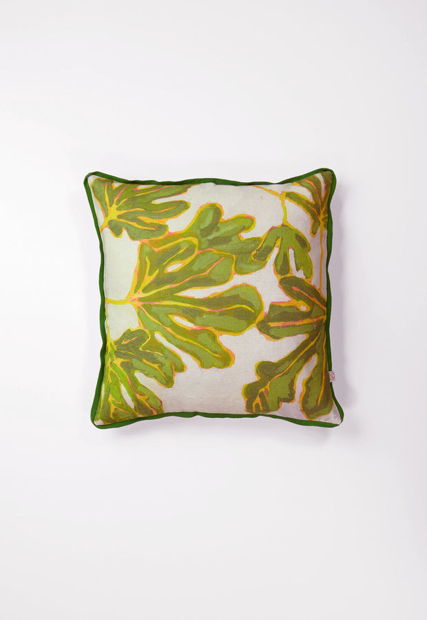 Linen Square Cushion Cover - Figs