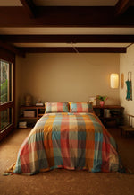 Quilt Cover - Warm Check