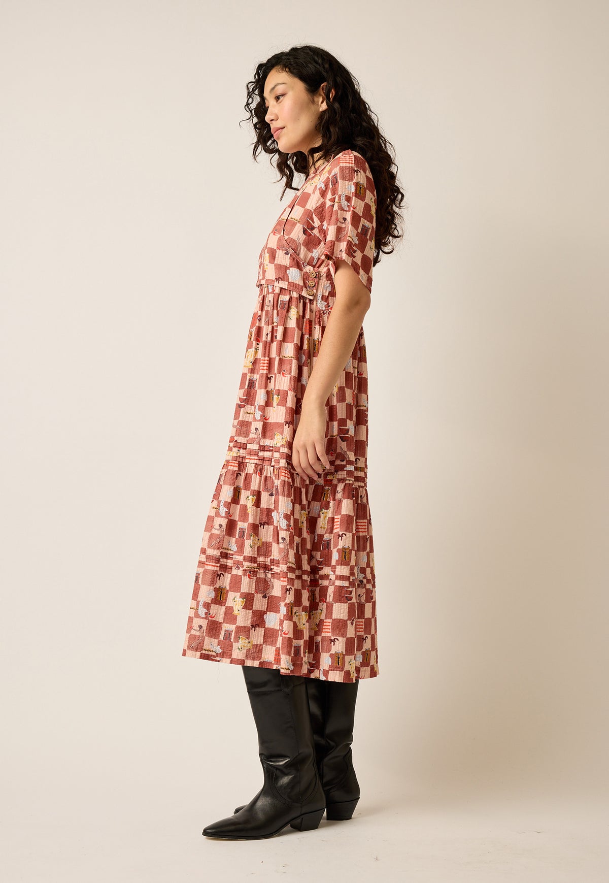 Tiered Mabel Dress - Heartbeat Check
