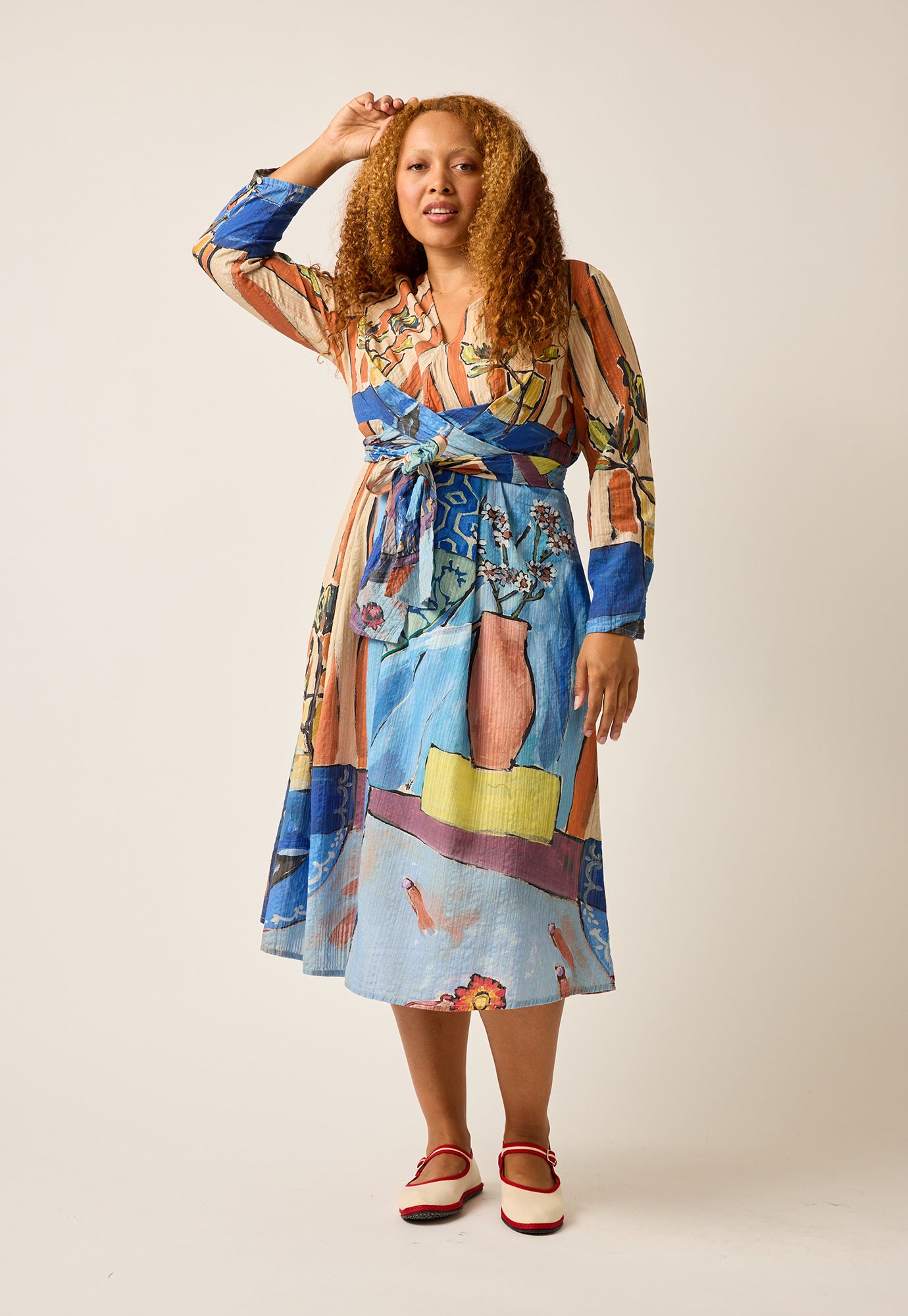 Lily Wrap Tie Dress