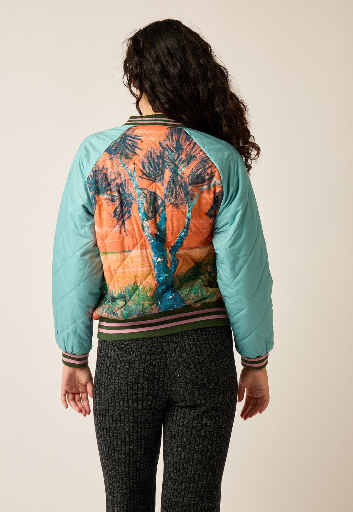 Reed Quilted Bomber - Cork Tree