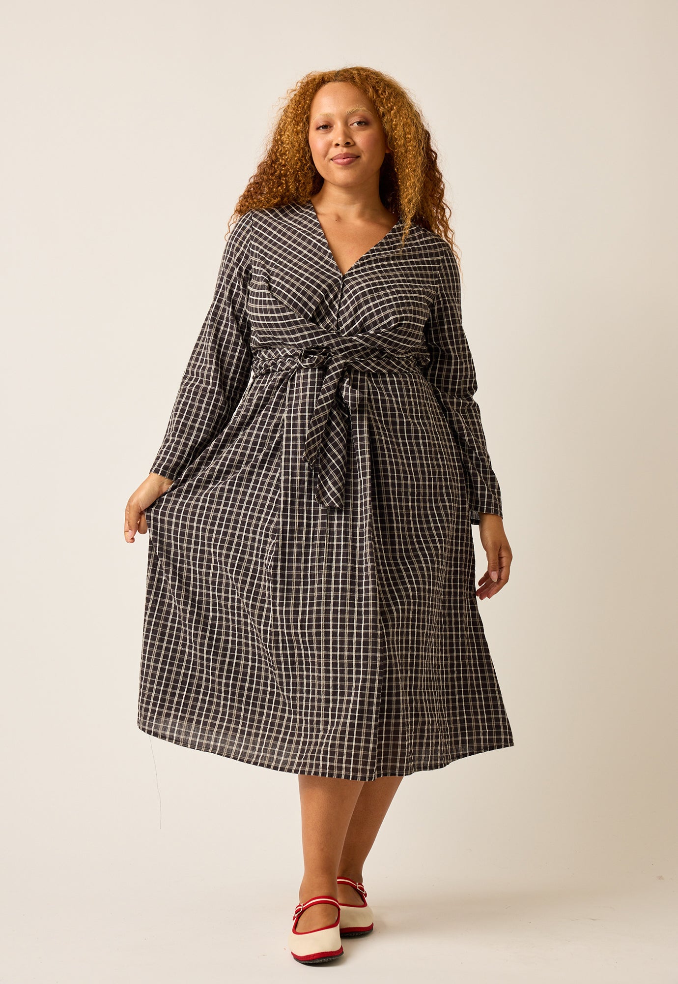 Lily Wrap Tie Dress