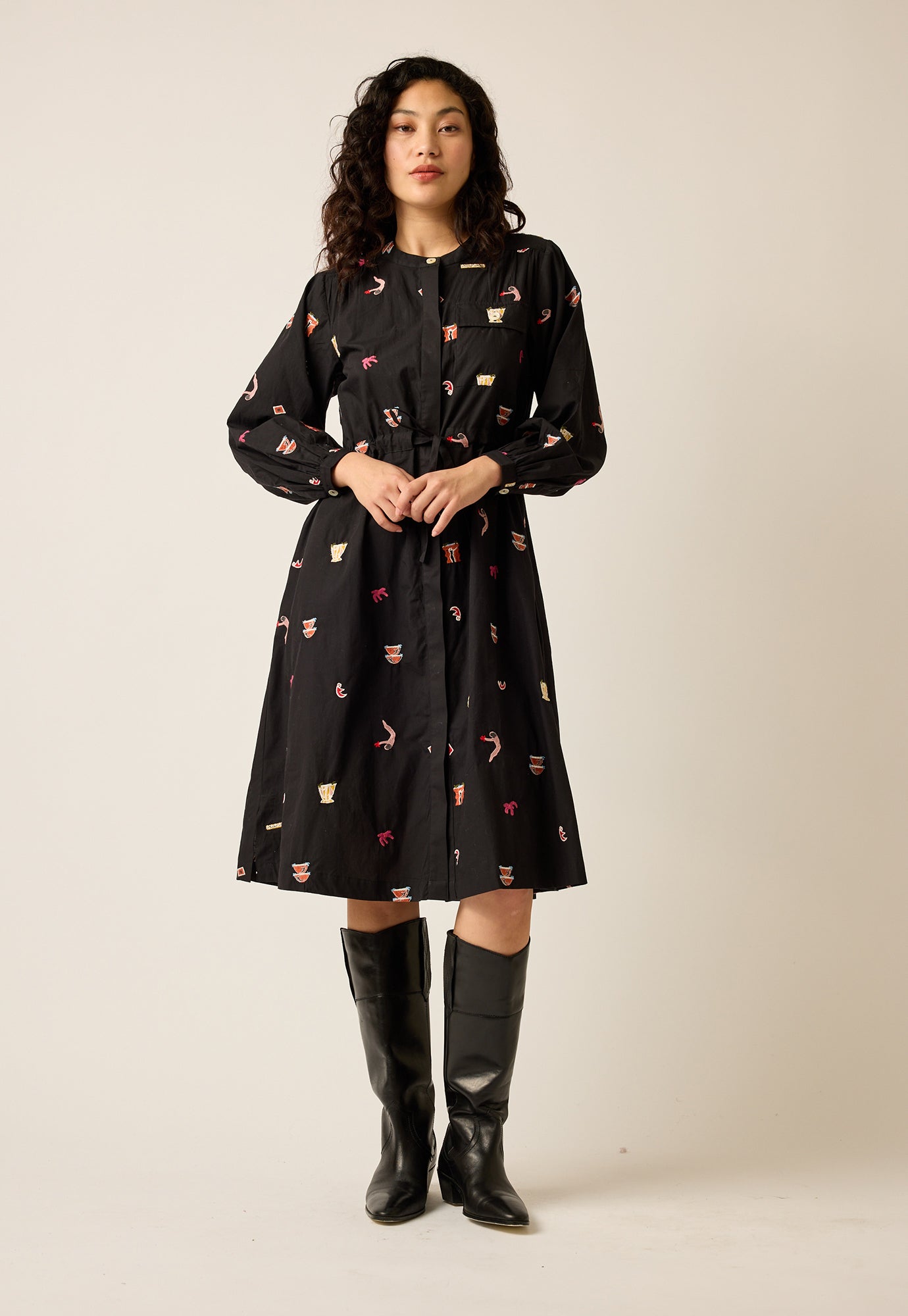 Edie Drawstring Dress