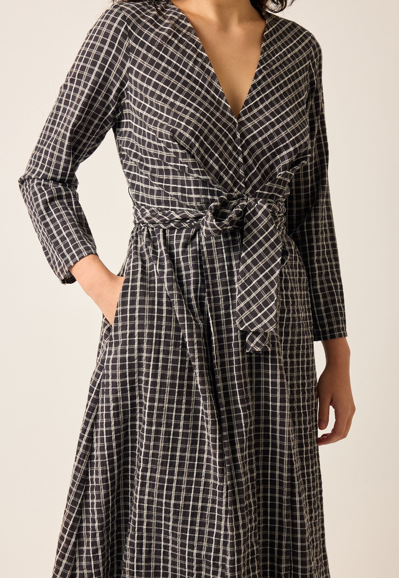 Lily Wrap Tie Dress