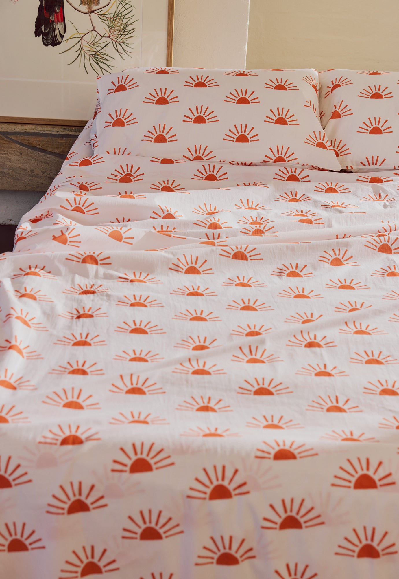 Sunburst Organic Cotton Fitted Sheet