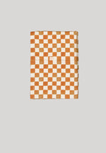 Organic Cotton Flat Sheet - Timber Checkerboard