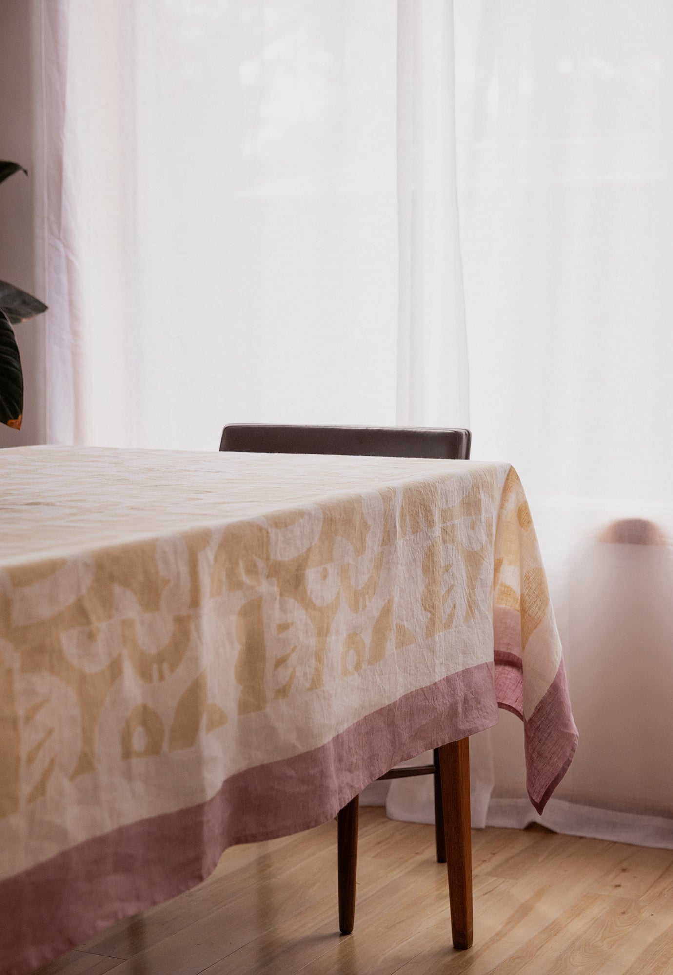 Formations Linen Tablecloth