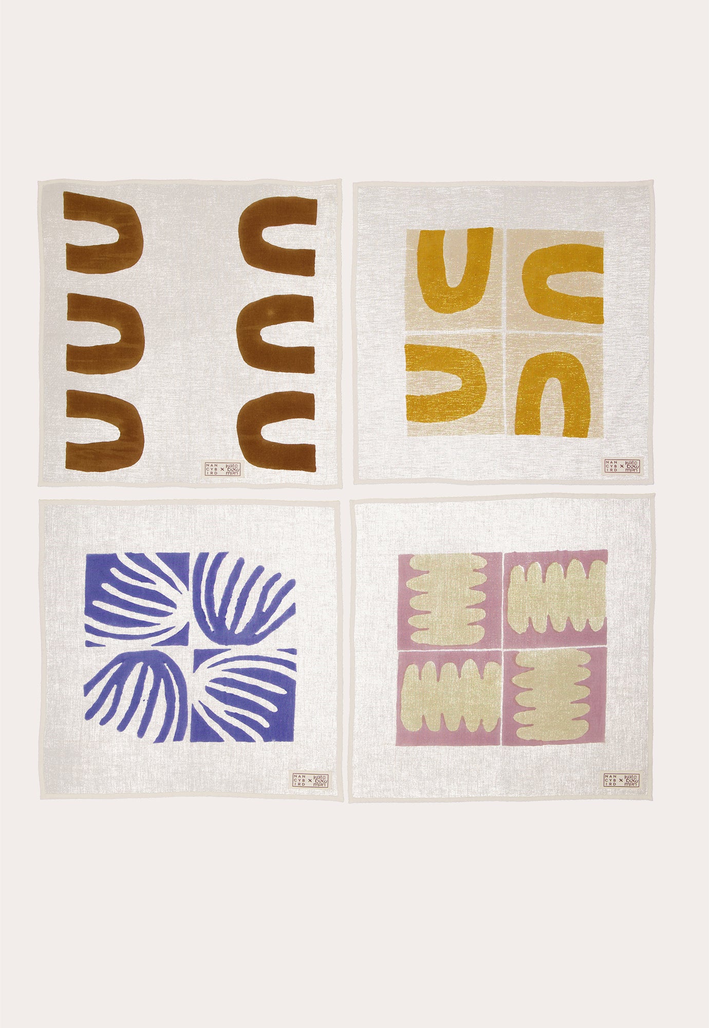 Napkin Set - Block Print