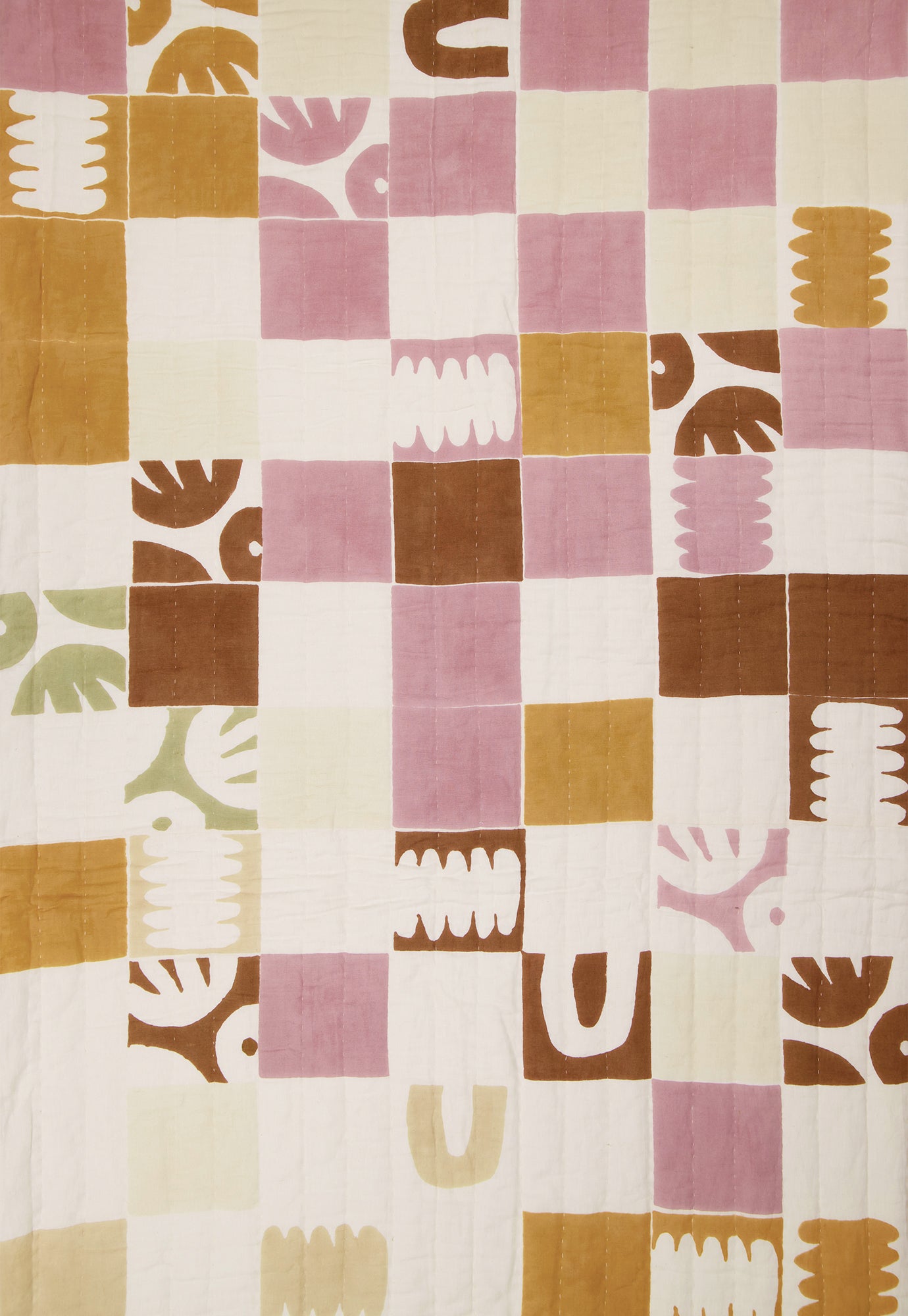 Linen Kantha Quilt