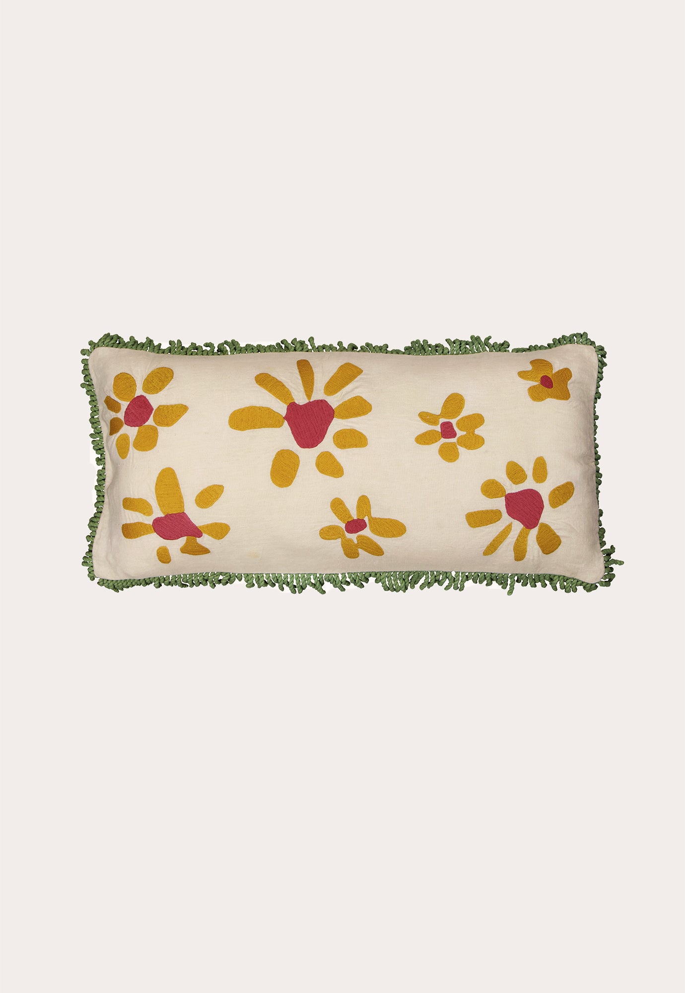 Long Embroidered Cushion