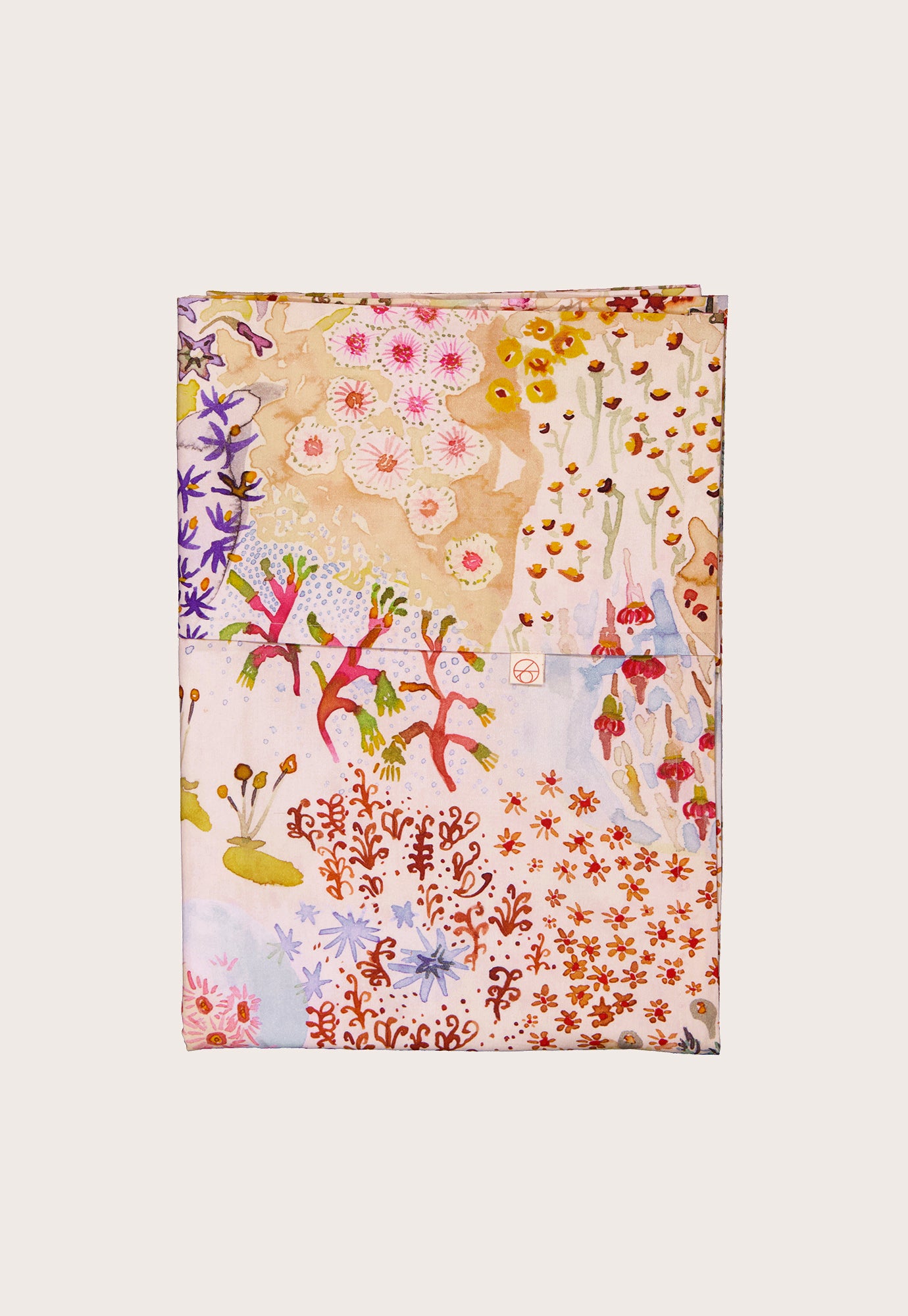 Wildflower Organic Cotton Flat Sheet