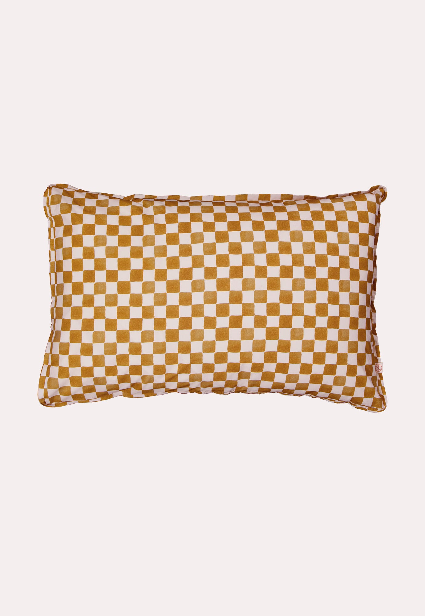 Organic Cotton Pillowcase - Timber Checkerboard