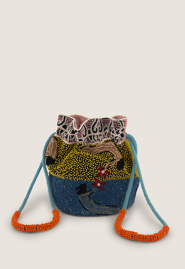 Beaded Pouch - Holding The Same Thing