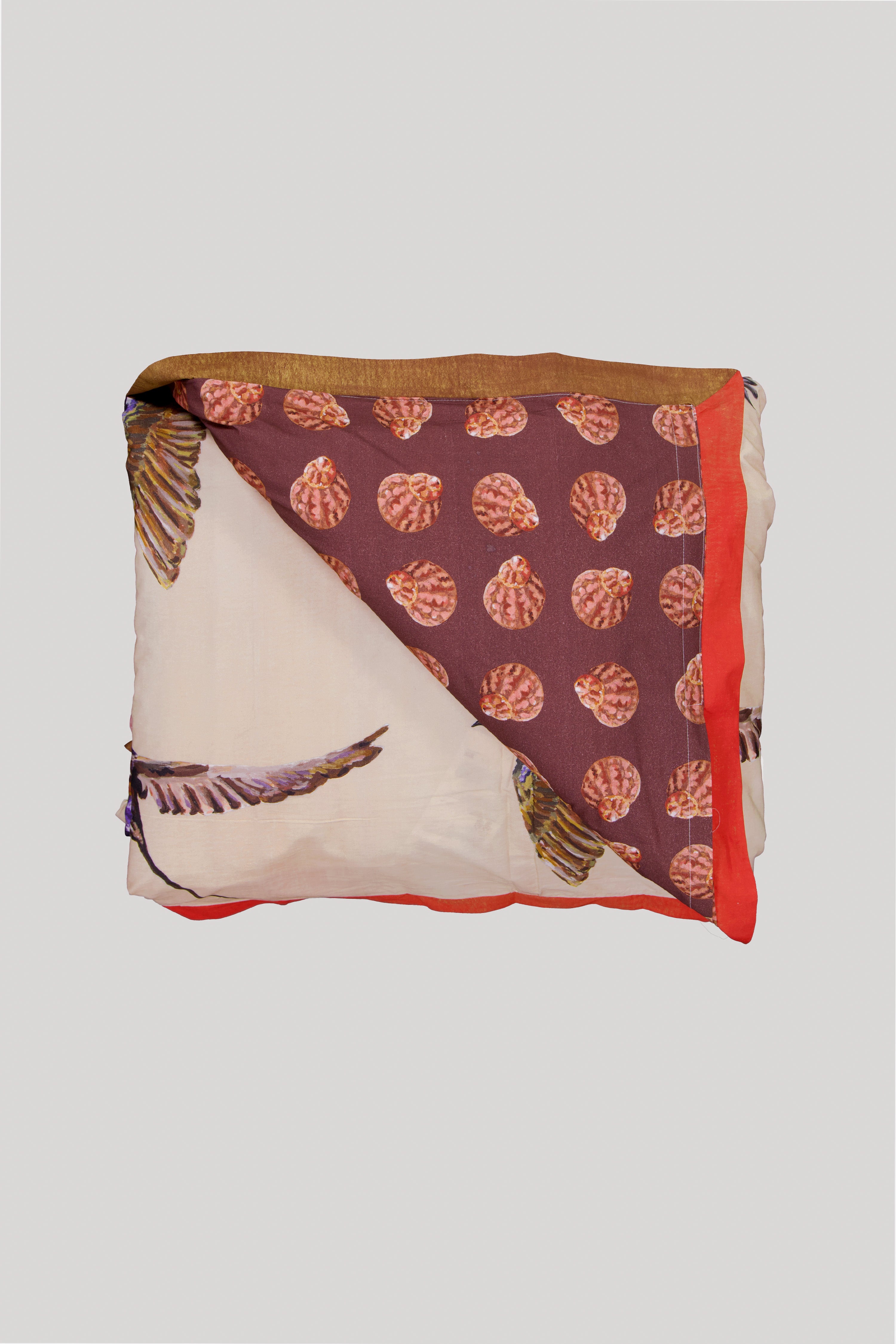 Organic Cotton Quilt Cover - Welcome Swallows